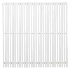 Plus SENDAI TRÆHEGN FUNGICIDBEHANDLET & GRUNDMALET 2 GANGE HVID 180 X 180 CM Outlet