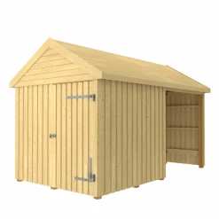 Plus STANDARD HAVEHUS 10 M²^ Redskabsskure
