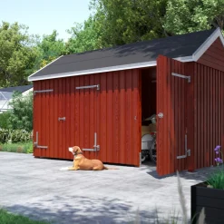 Plus STANDARD HAVEHUS 10 M²^ Redskabsskure