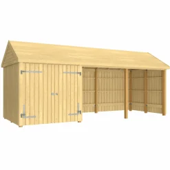Plus STANDARD HAVEHUS 14,5 M2^ Redskabsskure