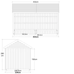 Plus STANDARD HAVEHUS 10 M² Hot