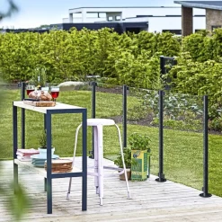 Plus STÅLSTOLPE VARMGALVANISERET OG PULVERLAKERET GRÅSORT 4.24 X 4.24 X 96 CM Sale