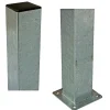 Plus STÅLSTOLPE VARMGALVANISERET STÅL 8 X 8 X 132 CM Best