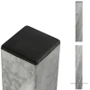 Plus STÅLSTOLPE VARMGALVANISERET STÅL 8 X 8 X 268 CM^ Stolper & Pæle
