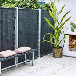 Plus STÅLSTOLPE VARMGALVANISERET STÅL 8 X 8 X 268 CM^ Stolper & Pæle