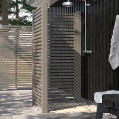 Plus STOLPEHAT STÅL UMBRAGRÅ 91 X 91 MM^ Stolper & Pæle