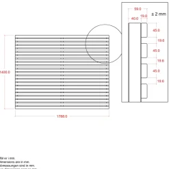 Plus TOKYO HEGN THERMOWOOD® GYLDENBRUN 180 X 140 CM Discount