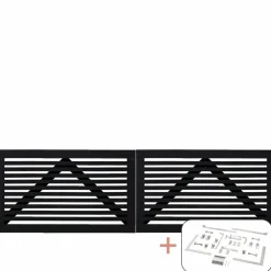 Plus TOKYO LÅGE FUNGICIDBEHANDLET OG GRUNDMALET SORT 300 X 90 CM Sale