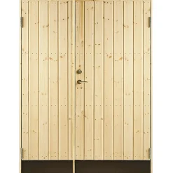 Plus VIBO UDHUSDØRE DOBBELT UDHUSDØR 105 X 1278 X 1978 MM HØJRE New