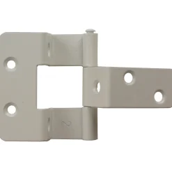 PN beslag SKABSHÆNGSEL VENDBAR 64X90 MM PULVERLAKERET 1 STK New