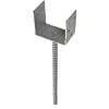 PN beslag STOLPEBÆRER 101X90X400 MM VARMGALVANISERET^ Konstruktionsbeslag