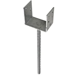 PN beslag STOLPEBÆRER 101X90X400 MM VARMGALVANISERET^ Konstruktionsbeslag