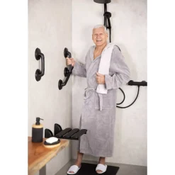 Ridder Assistent MED SUGEKOP, SORT BADEKARSGREB^ Tilbehør Badeværelse