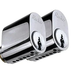 Ruko SERIE 1200 RD1660 RFL LÅSESÆT CYLINDERLÅS GRÅ 1 SÆT Clearance