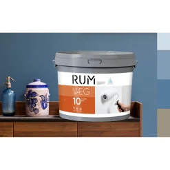 Rum 10 VÆGMALING 9 L HVID^ Vægmaling