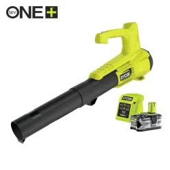 Ryobi LØVBLÆSER 18V MED BATTERI OG LADER Clearance