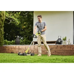 Ryobi PLÆNEKLIPPER/ - TRIMMER AKKU 18V UDEN BATTERI OG LADER Best