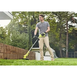 Ryobi PLÆNEKLIPPER/ - TRIMMER AKKU 18V UDEN BATTERI OG LADER Best