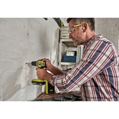 Ryobi RPD18C1-1C20G SLAGBOREMASKINE AKKU MED BATTERI OG LADER^ Bore- & Skruemaskiner