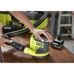 Ryobi RROS18-0 EXCENTERSLIBER AKKU^ Slibemaskiner