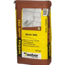 Saint-Gobain Weber MULTI 292 MULTIPUDS HVID 25 KG^ Cement & Mørtel