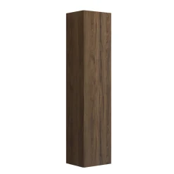 Scanbad DELTA HØJSKAB HØJREHÆNGSLET BRUN EG 40 X 176 CM^ Badeværelsesmøbler