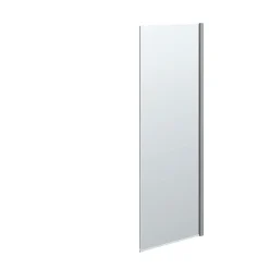 Scanbad FLEXI MAT ALU PROFIL, 1 STK. FAST BRUSEVÆG KLAR GLAS 69 CM New