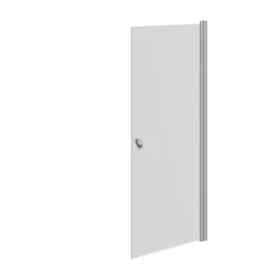 Scanbad FLEXI MAT ALU PROFIL, 1 STK. BRUSEDØR 79 CM FROSTET GLAS Best