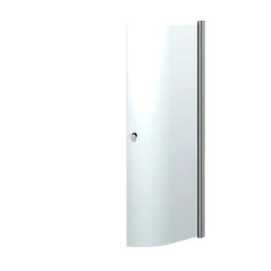 Scanbad FLEXI MAT ALU PROFIL, 1 STK. BRUSEDØR 74 CM KLART GLAS^ Brusevægge