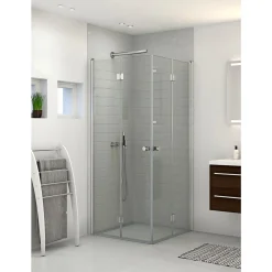 Scanbad FLEXI MAT ALU PROFIL, 1 STK. FOLDEDØR KLAR GLAS 69 CM Sale