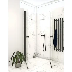 Scanbad FLEXI SORT PROFIL, 1 STK. BRUSEDØR KLAR GLAS 79 CM New