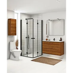 Scanbad FLEXI SORT PROFIL, 1 STK. FOLDEDØR KLAR GLAS 79 CM Sale