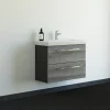 Scanbad MULTO LOTTO BADMØBEL PINE GREY MED METALSKUFFER 85 CM Online