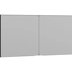 Scanbad MULTO SPEJLSKAB UDEN LAMPER SORT 120 X 64 CM^ Badeværelsesmøbler
