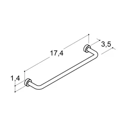 Scanbad PLAY GREB POLERET MESSING 17,4 CM Discount