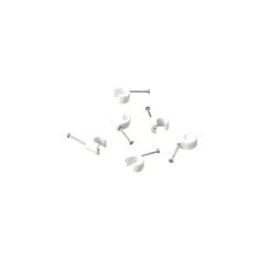 Schneider Electric THORSMAN RUND Ø5-7 HVID 100 STK LEDNINGCLIPS^ Tilbehør Elinstallationer