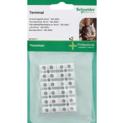 Schneider Electric 2X6 POL SAMLEMUFFE 4MM^ Tilbehør Elinstallationer