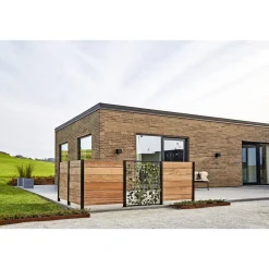 Skagen SYSTEMHEGN ESPALIER HEGNSMODUL SORT STÅL 86.50 X 92 X 0.60 X 0.60 CM^ Systemhegn