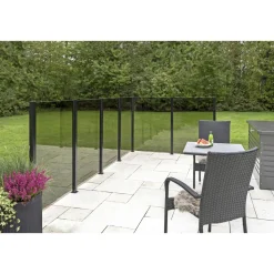 Skagen SYSTEMHEGN HEGNSMODUL RØGFARVET GLAS 86.50 X 122 X 0.60 X 0.60 CM^ Systemhegn