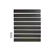 Skagen SYSTEMHEGN PANEL SORT ALUMINIUM 0.60 X 92 X 86 CM Sale