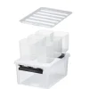 SmartStore CLASSIC 15 OPBEVARINGSKASSE M LÅG + INDSATS TRANSPARENT 14 L^ Boligindretning