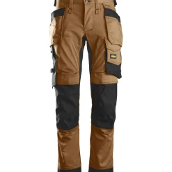 Snickers Workwear ALLROUNDWORK 6241 ARBEJDSBUKS 48 BRUN/SORT Sale