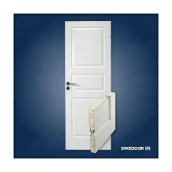Swedoor ADVANCE-LINE COMPACT 03 FORMPRESSET MASSIV DØR 7X21 New