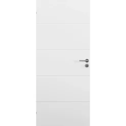 Swedoor ADVANCE-LINE STABLE EFFECT GLAT MASSIV DØR HVID 8X21^ Indvendige Døre