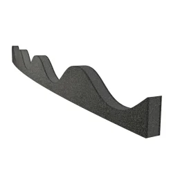 Swisspearl B6 SKUMBØLGEKLODS SORT 1030X25 MM^ Bølgeplader