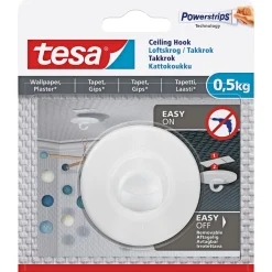 Tesa DET SMARTE OPHÆNGNINGSSYSTEM KROG 0,5 KG TAPET OG MALEDE OVERFLADER 1 STK Hot