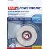Tesa POWERBOND DOBBELT KLÆBENDE SPEJLTAPE 1,50 M X 19 MM HVID^ Tape