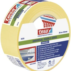 Tesa PROFESSIONAL 4839 UNIVERSAL DOBBELTKLÆBENDE TAPE 25 M X 50 MM HVID Clearance