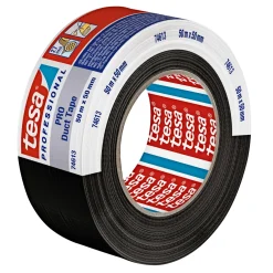 Tesa PROFESSIONAL PRO LÆRREDSTAPE 50M X 50MM SORT^ Tape