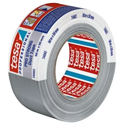 Tesa PROFESSIONAL PRO LÆRREDSTAPE 50M X 50MM SØLV^ Tape